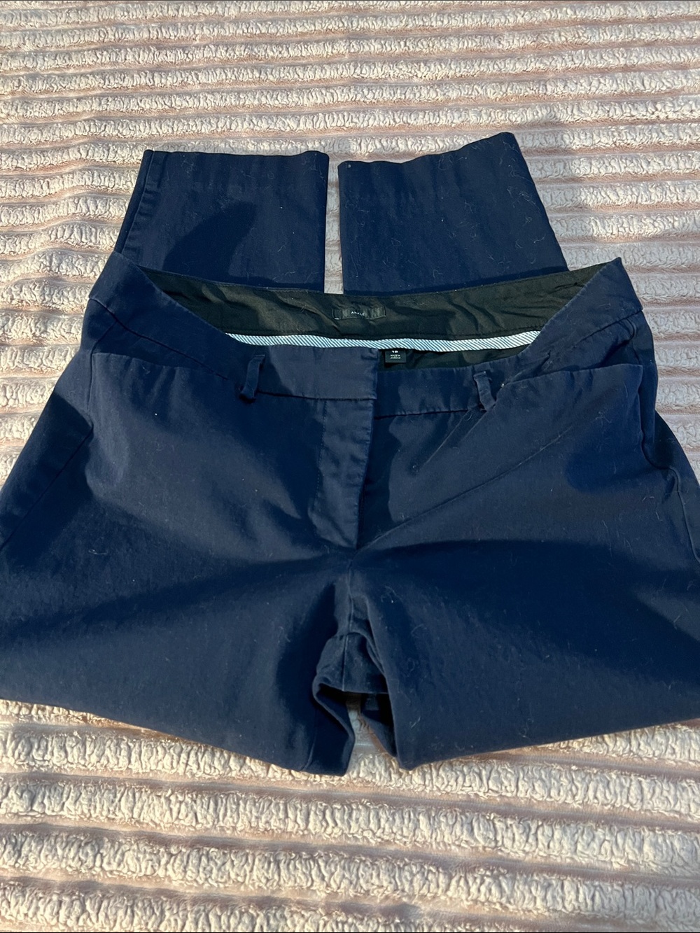 Worthington Women’s Dark Navy Cropped Stretch Ankle Pants